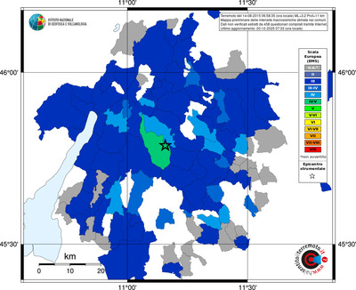 Mappa EMS - territori comuni