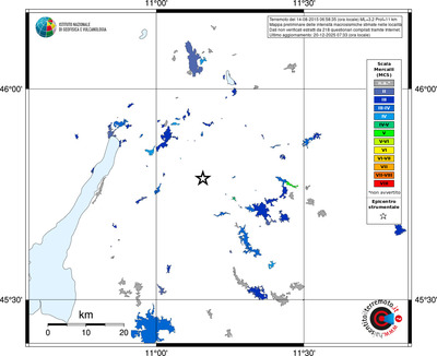 Mappa MCS - territori località