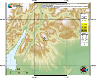 Mappa comuni con almeno 3 questionari