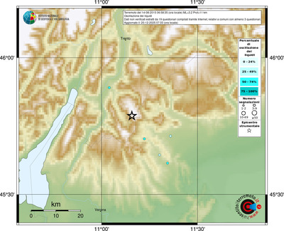 Mappa comuni con almeno 3 questionari