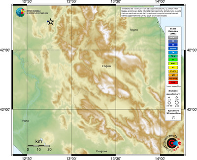 Mappa EMS - località