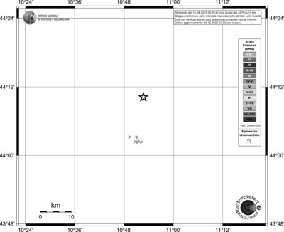 Mappa EMS - territori località