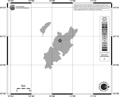 Mappa MCS - territori comuni