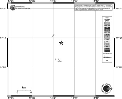 Mappa MCS - territori località