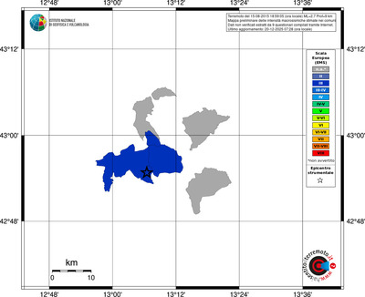 Mappa EMS - territori comuni