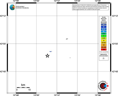 Mappa MCS - territori località