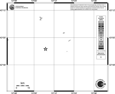 Mappa EMS - territori località