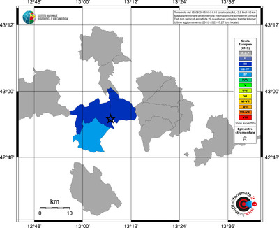 Mappa EMS - territori comuni