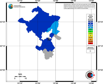 Mappa EMS - territori comuni