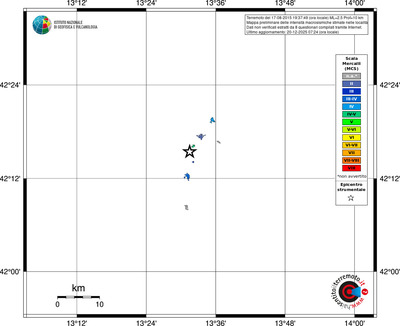 Mappa MCS - territori località