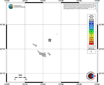 Mappa MCS - territori località