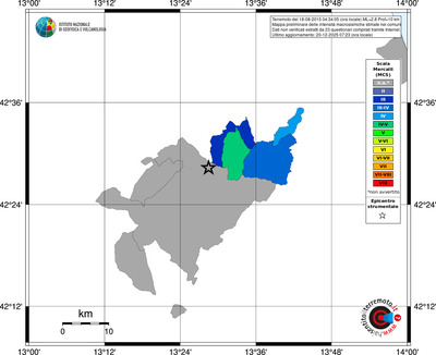 Mappa MCS - territori comuni