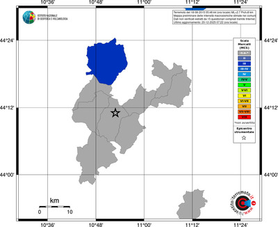 Mappa MCS - territori comuni