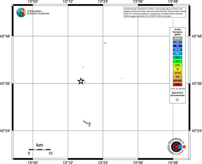 Mappa EMS - territori località