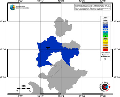 Mappa EMS - territori comuni
