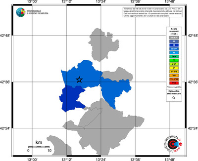 Mappa MCS - territori comuni