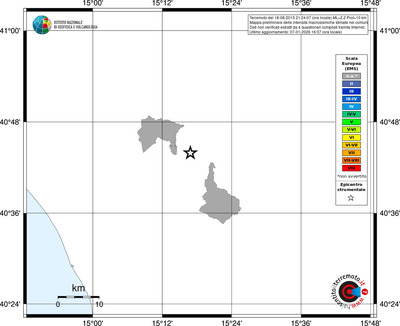 Mappa EMS - territori comuni