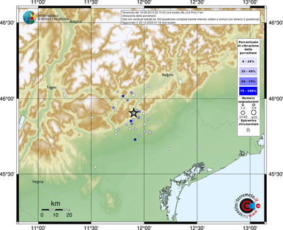 Mappa comuni con almeno 3 questionari