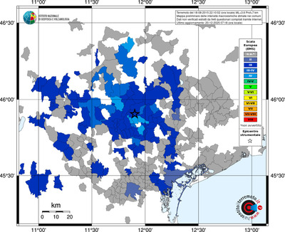 Mappa EMS - territori comuni