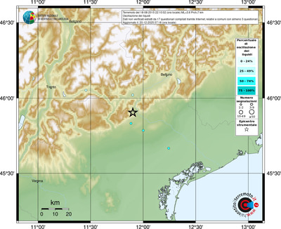 Mappa comuni con almeno 3 questionari