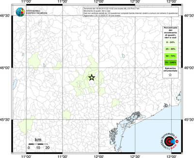 Mappa territorio comunale con almeno 3 questionari