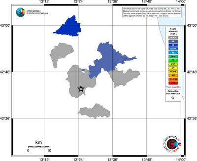 Mappa MCS - territori comuni