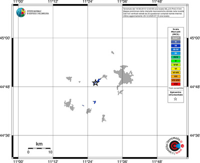 Mappa MCS - territori località