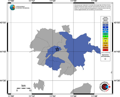 Mappa MCS - territori comuni