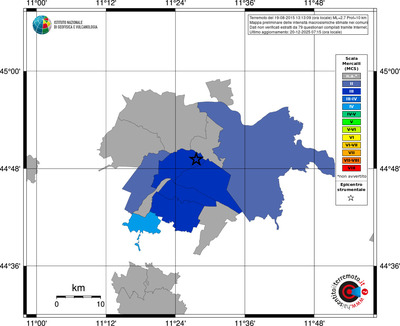 Mappa MCS - territori comuni