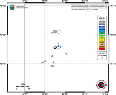 Mappa MCS - territori località