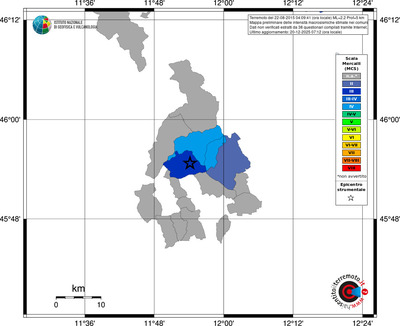 Mappa MCS - territori comuni