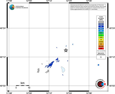 Mappa EMS - territori località
