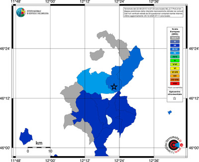 Mappa EMS - territori comuni