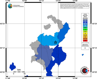 Mappa MCS - territori comuni