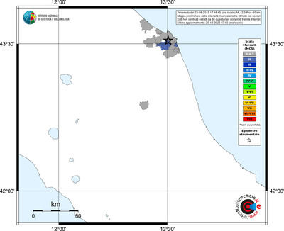 Mappa MCS - territori comuni
