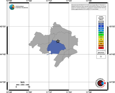 Mappa MCS - territori comuni