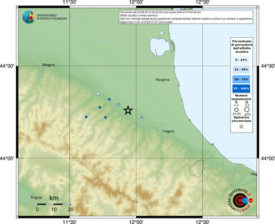 Mappa comuni con almeno 3 questionari