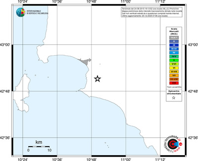 Mappa MCS - territori località