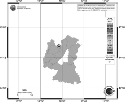 Mappa MCS - territori comuni