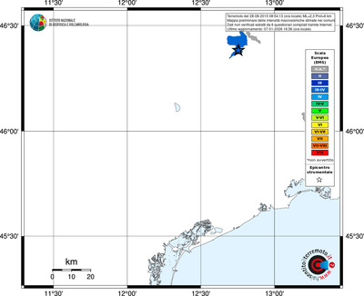Mappa EMS - territori comuni