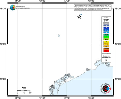 Mappa MCS - territori località