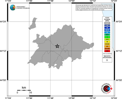 Mappa EMS - territori comuni