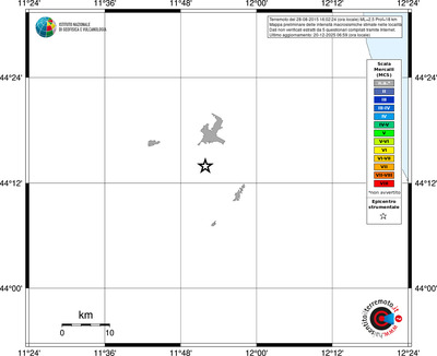 Mappa MCS - territori località