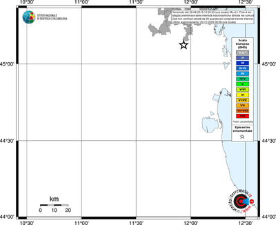 Mappa EMS - territori comuni