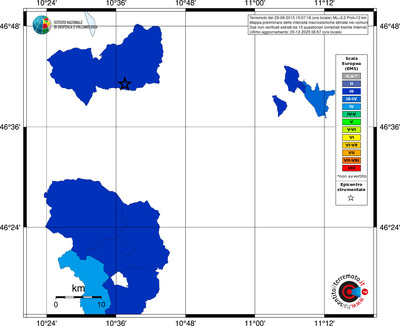 Mappa EMS - territori comuni