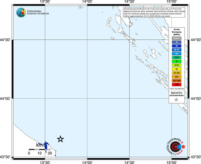 Mappa EMS - territori località