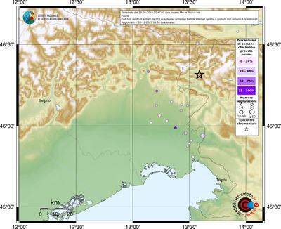 Mappa comuni con almeno 3 questionari
