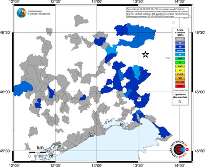 Mappa EMS - territori comuni