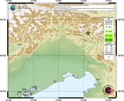 Mappa comuni con almeno 3 questionari
