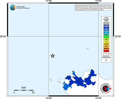 Mappa EMS - territori comuni